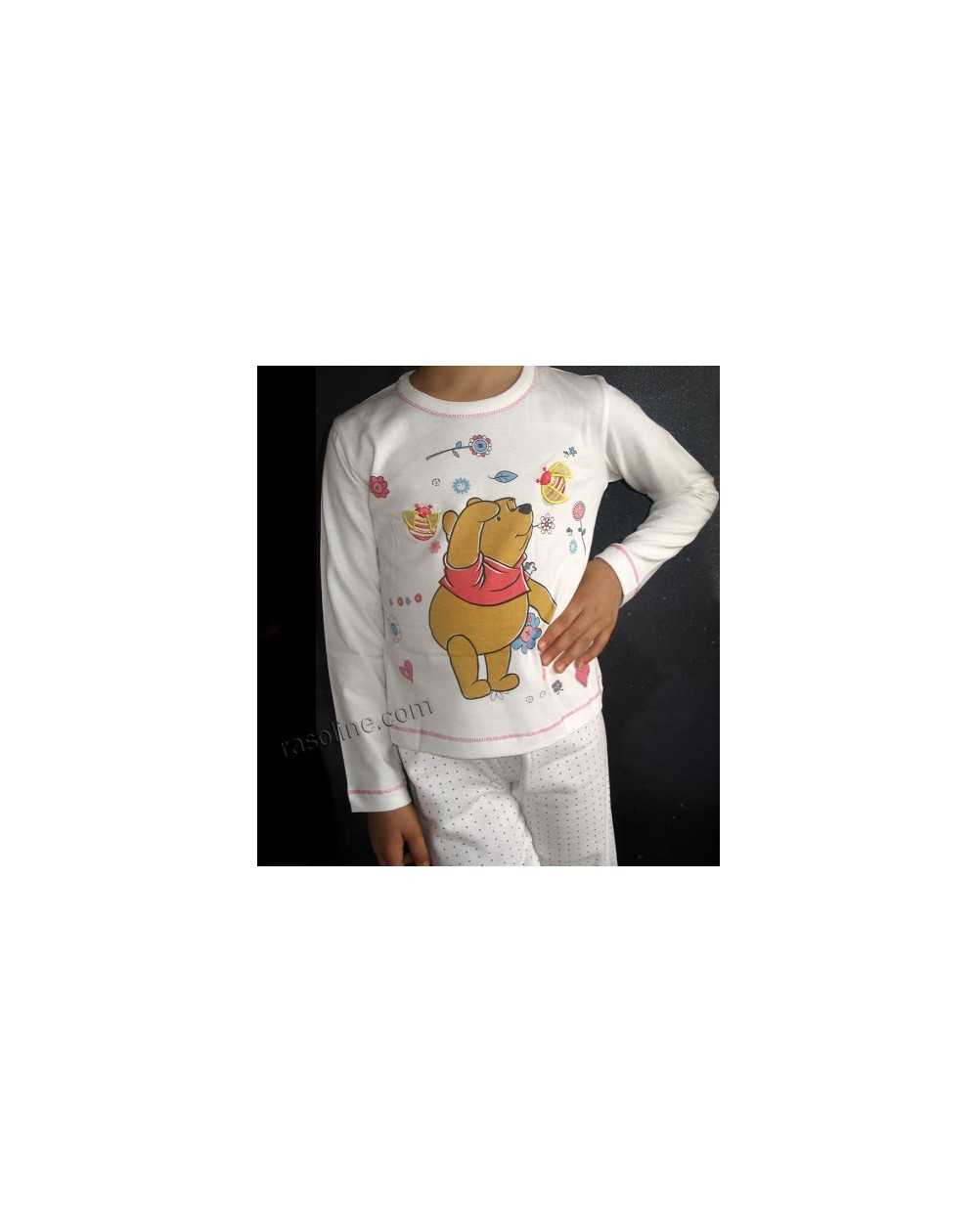 PIGIAMA LUNGO WINNIE THE POOH LOVE DISNEY in cotone 100%