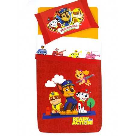 Housse De Couette parure PAW Patrol Gabel rouge