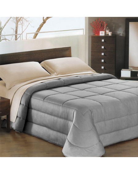 COMFORTER Satin Ines silver