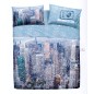 Drap deux places,drap dessous,avec les coins elastiques,deux taiese MANHATTAN BASSETTI NATURA