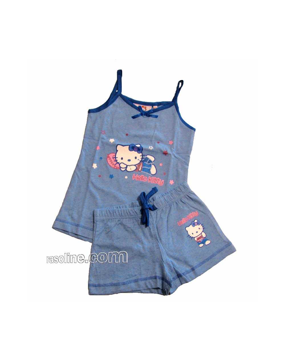 Pajamas HELLO KITTY 4-11 years JEANS SANRIO GABEL Made in Italy