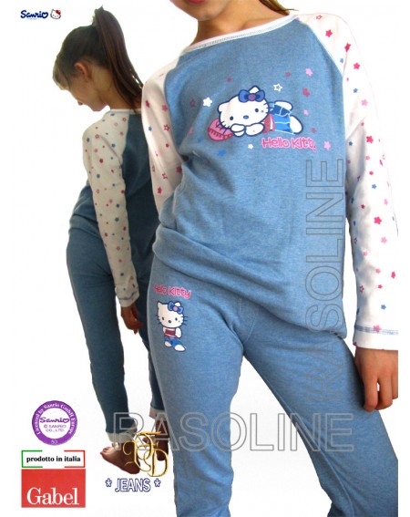 Pigiama Lungo Tuta Hello Kitty Gabel Jeans