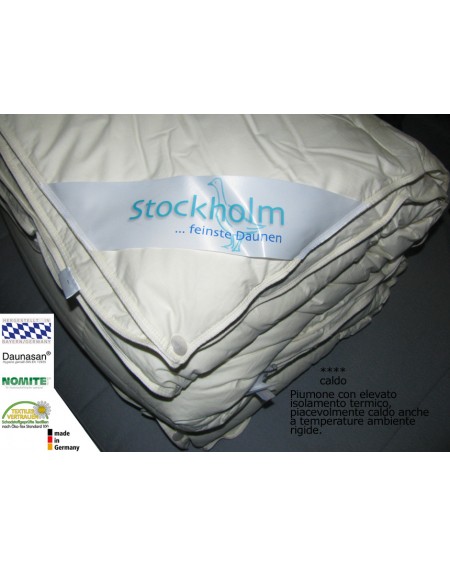 QUATTRO STAGIONI PIUMINO PIUMA D'OCA DUETTO PER LETTO MATRIMONIALE STOCKHOLM BY "BÖHMERWALD"