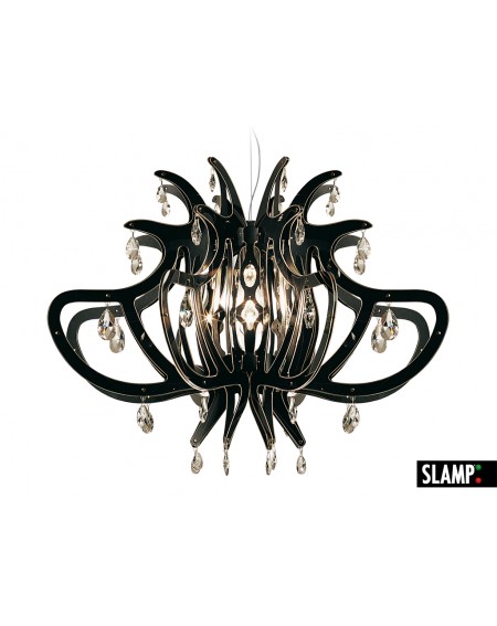 LAMPADA A SOSPENSIONE - LAMPADARIO "MEDUSA" CON 56 CRISTALLI SWAROVSKI®