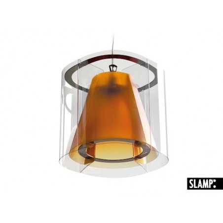 Lampadario Lampada A Sospensione New Harris Slamp Colore Arancio Amber