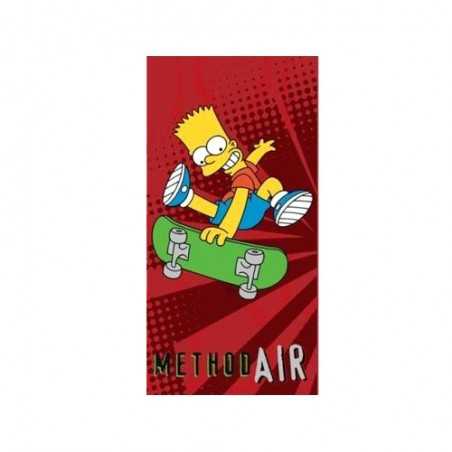 Telo Mare Grande Piscina Bart Simpson Method Air 75 X 150 Cm