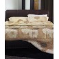 Couette d'hiver en Velours courtepointe Lilli Bordeaux