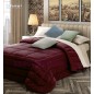 Couette d'hiver en Velours courtepointe Lilli Bordeaux