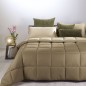 Winter Quilt Comforter Modern Double face Beige Caleffi