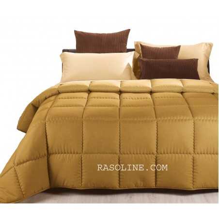 Winter Quilt Comforter Modern Double face Gold Caleffi 260x260cm