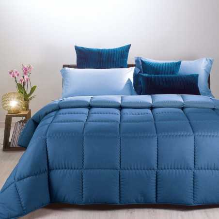 Winter Quilt Comforter Modern Double face bluette Caleffi 170x260cm