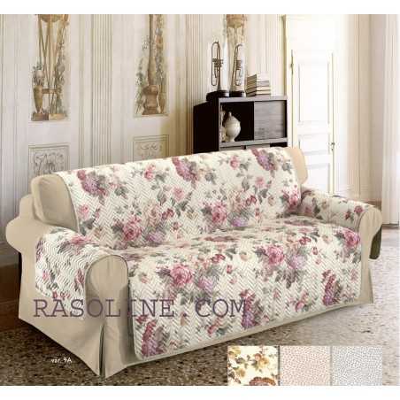 CUBRE SOFA Funda de sofá 2 plazas 120x210 cm MADE IN ITALY- ROSA ANTICO