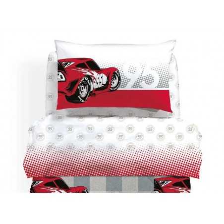 Parure de lit pour lit 1 personne Set Draps Disney Cars 95 Caleffi