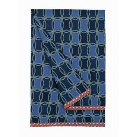 Zucchi collection Einrichtungsfoulard Cameo Blau 180x270