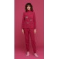 Pyjama-Tsuit Femme Chatons très Chauds en Micropile