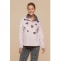 Pigiama Tuta Donna Soffice e Caldo Coral Fleece Cuoricini Noidinotte