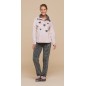 Pigiama Tuta Donna Soffice e Caldo Coral Fleece Cuoricini Noidinotte