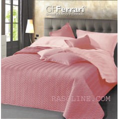 Tagesdecke Doppelbett Clio Pink Double Face