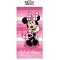 Serviette de plage MINNIE éponge en pur coton Disney