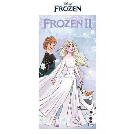 Serviette de plage FROZEN éponge en pur coton Disney