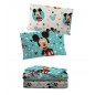 Ensemble de draps simples en pur coton MICKEY Disney