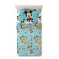 Ensemble de draps simples en pur coton MICKEY Disney