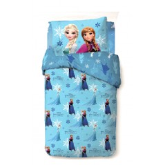 Ensemble housse de couette simple en pur coton FROZEN Disney