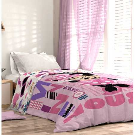 Edredon de Invierno Cama Individual MINNIE Disney