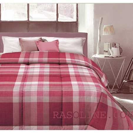 Edredon de Invierno Cama Individual Tartan Rojo