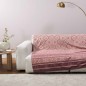 Furnishing throw Hanbury Pink Granfoulard Bassetti 270x270 cm