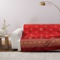 Furnishing throw Pallavicino Red Granfoulard Bassetti 270x270 cm